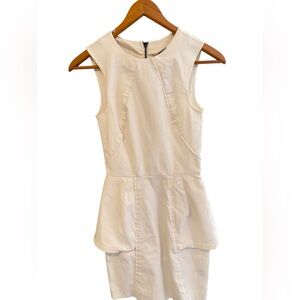 H&M White Minimalist Dress